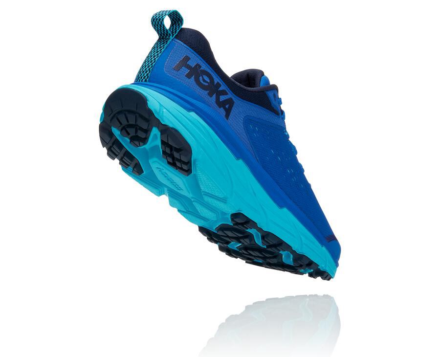 Hoka Australia One One Challenger ATR 6 - Mens Trail Shoes Blue - KHOSV-7032